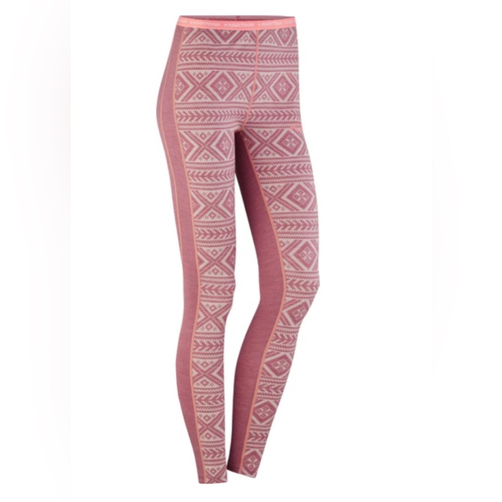 Kari Traa Pink Patterned Leggings